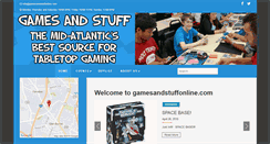 Desktop Screenshot of gamesandstuffonline.com