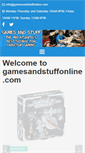 Mobile Screenshot of gamesandstuffonline.com